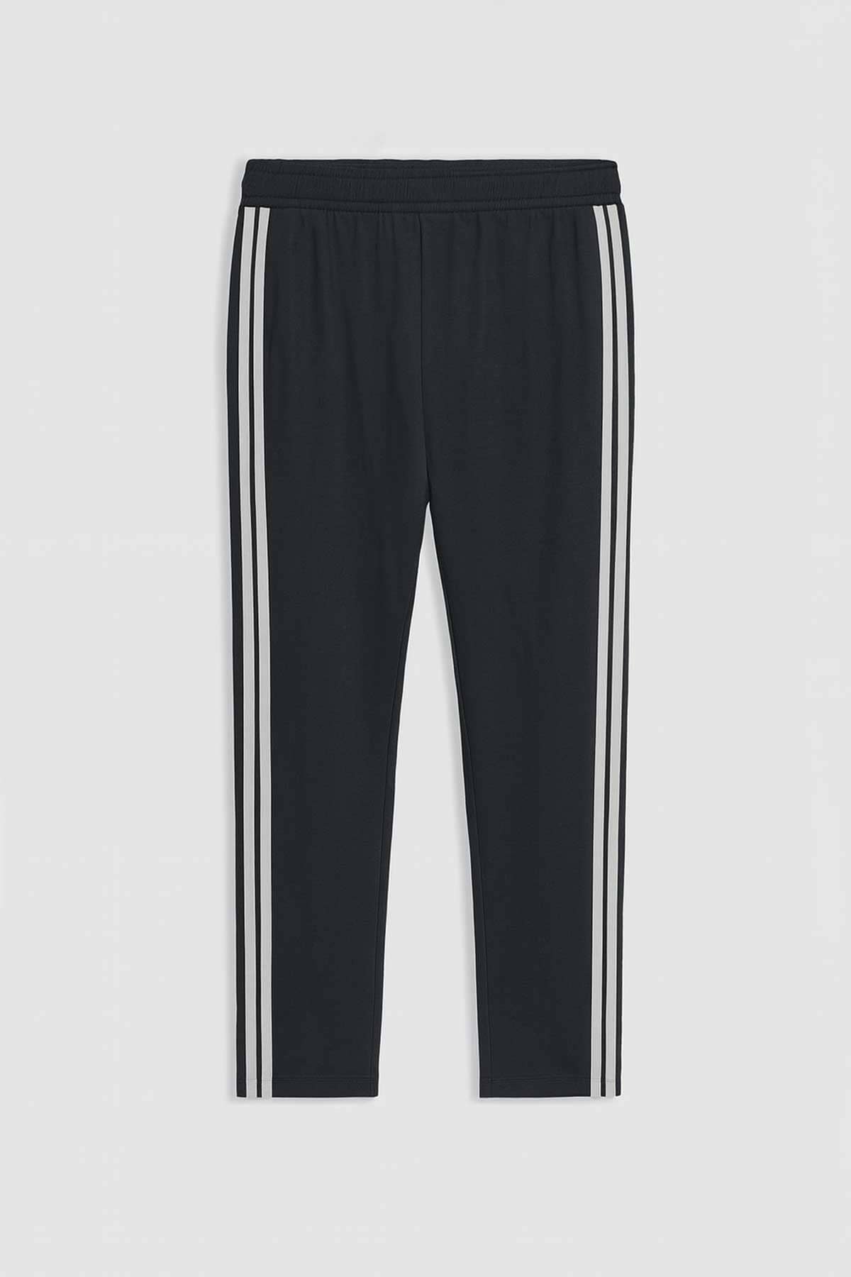 Men's Contrast Panel Striped Trousers