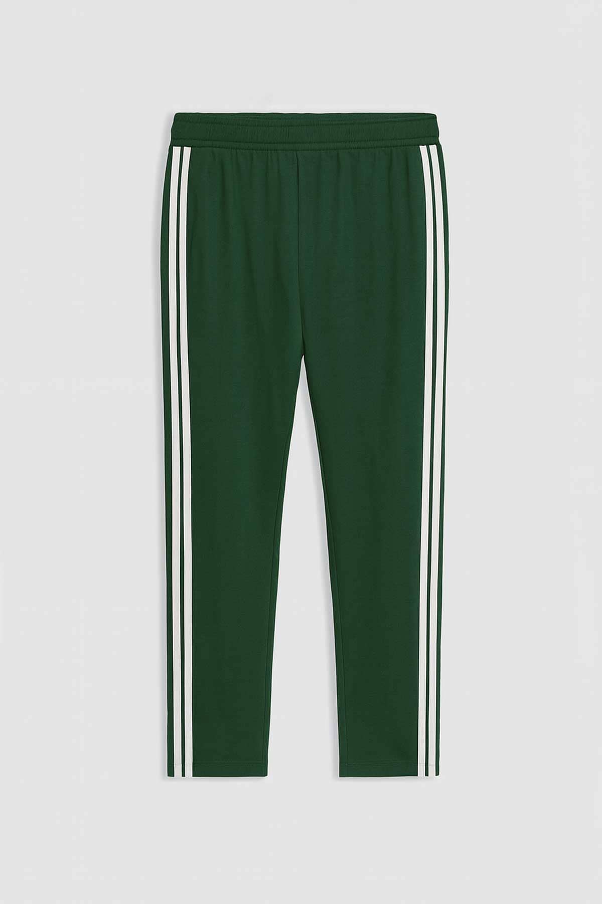 Men's Contrast Panel Striped Trousers