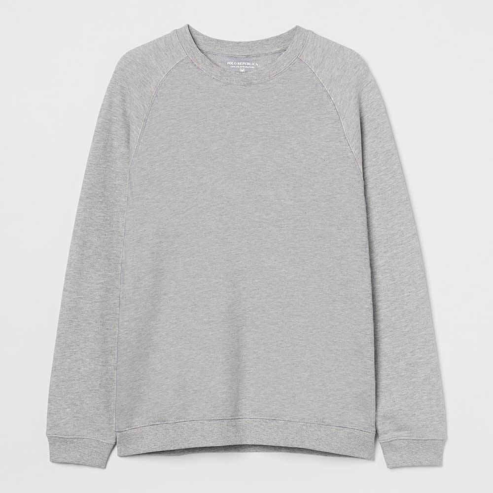 Polo Republica Men's Raglan Sleeve Fleece Minor Fault Sweat Shirt
