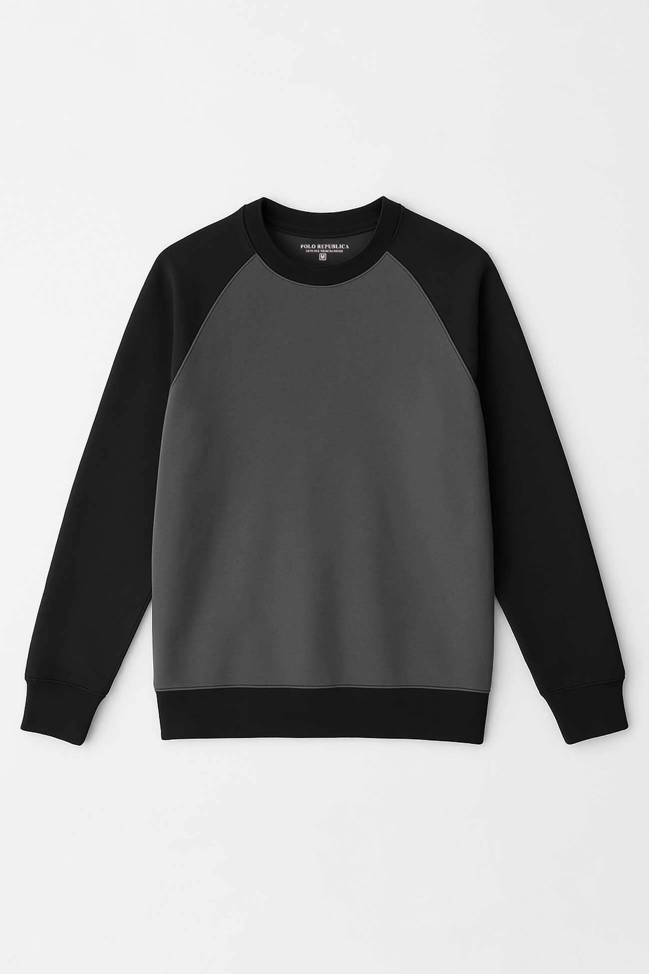 Polo Republica Men's Raglan Sleeve Fleece Minor Fault Sweat Shirt
