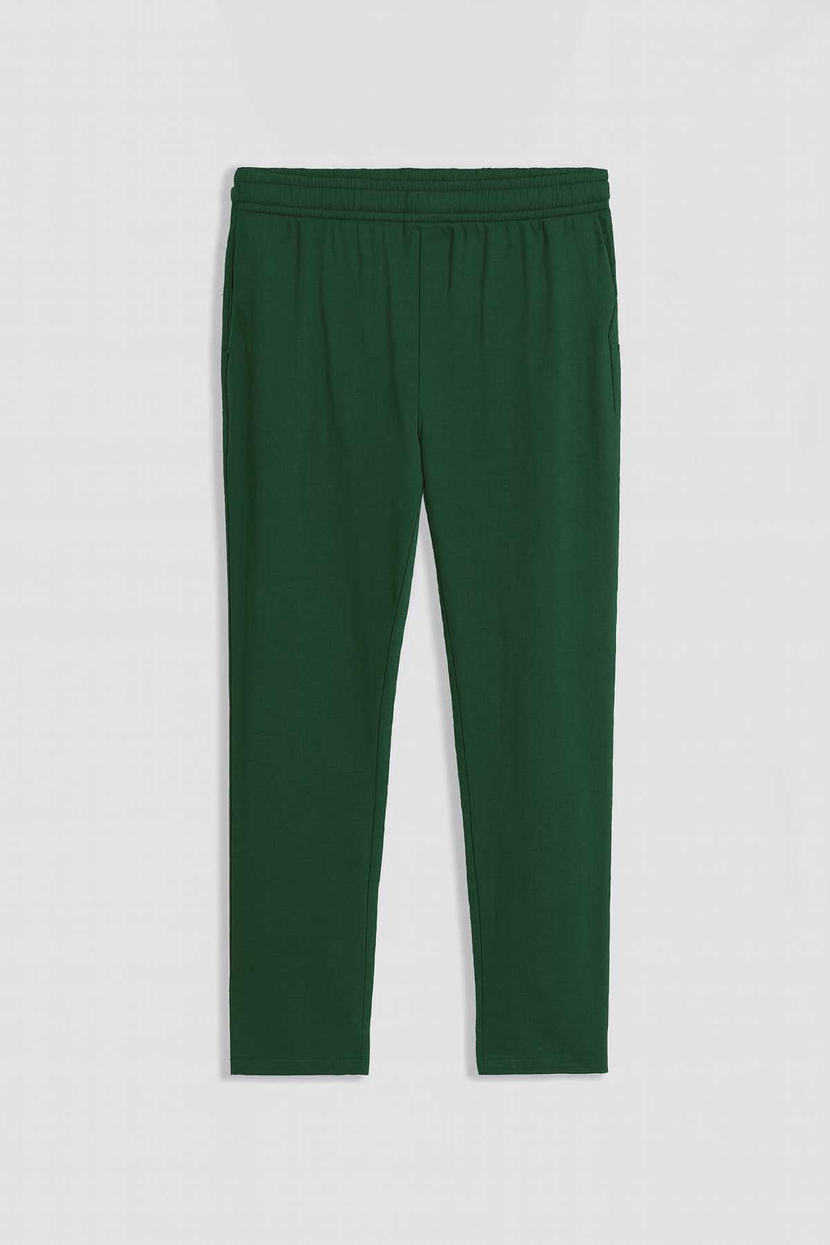Men's Contrast Panel Striped Trousers