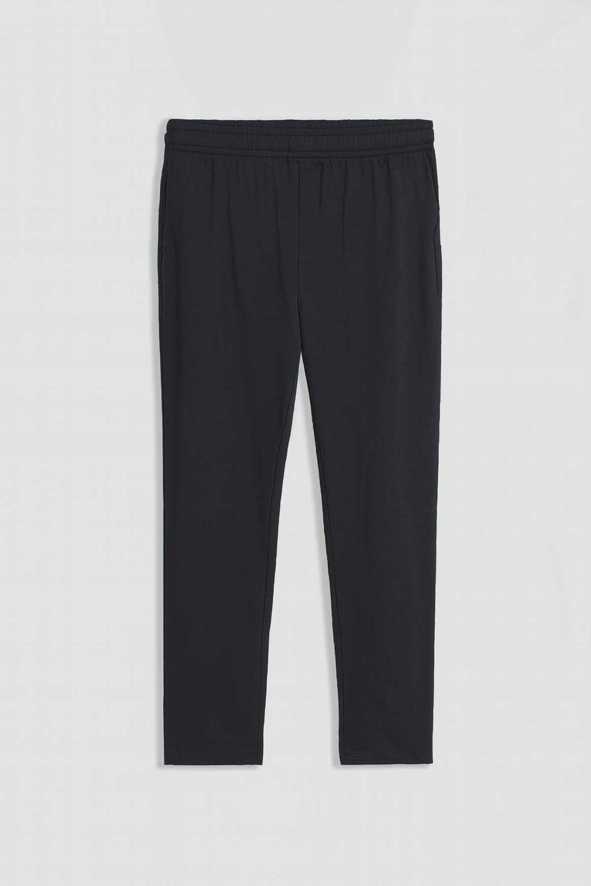 Men's Contrast Panel Striped Trousers