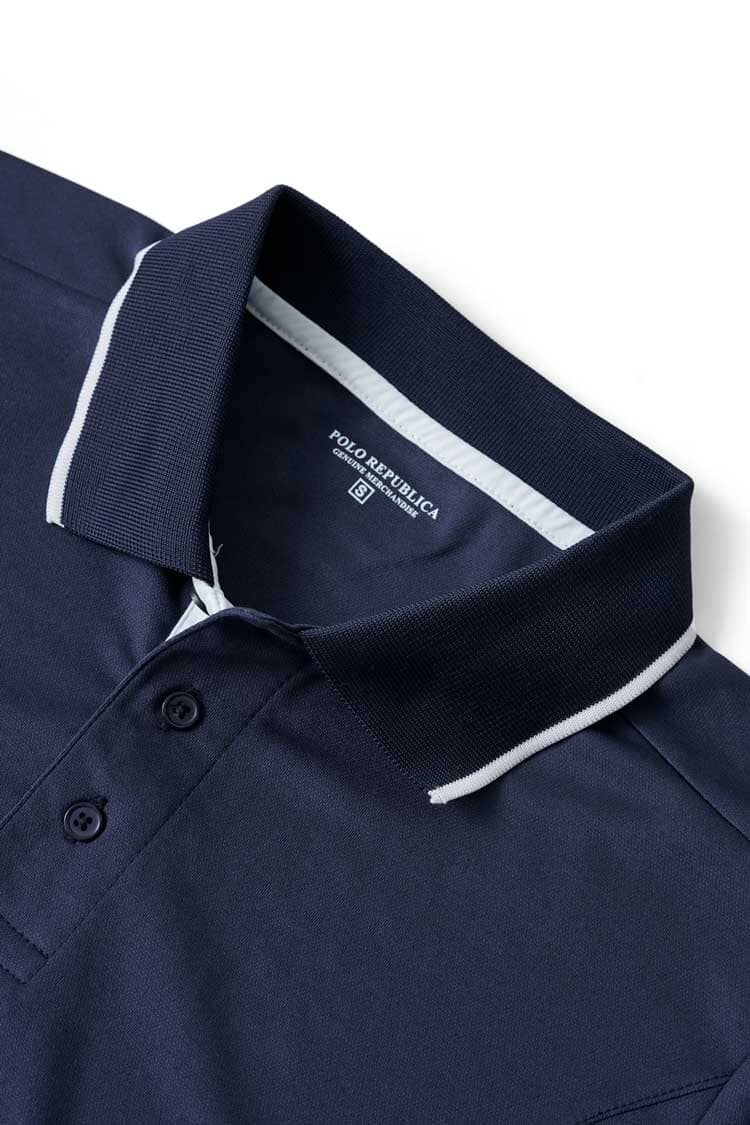 Polo Republica Men's Quick Dry Tipped Minor Fault Polo Shirt
