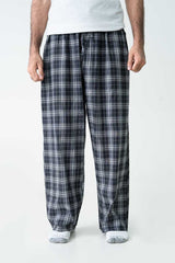 Men's Plaid Cotton Loungewear Trousers