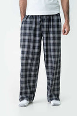 Men's Plaid Cotton Loungewear Trousers