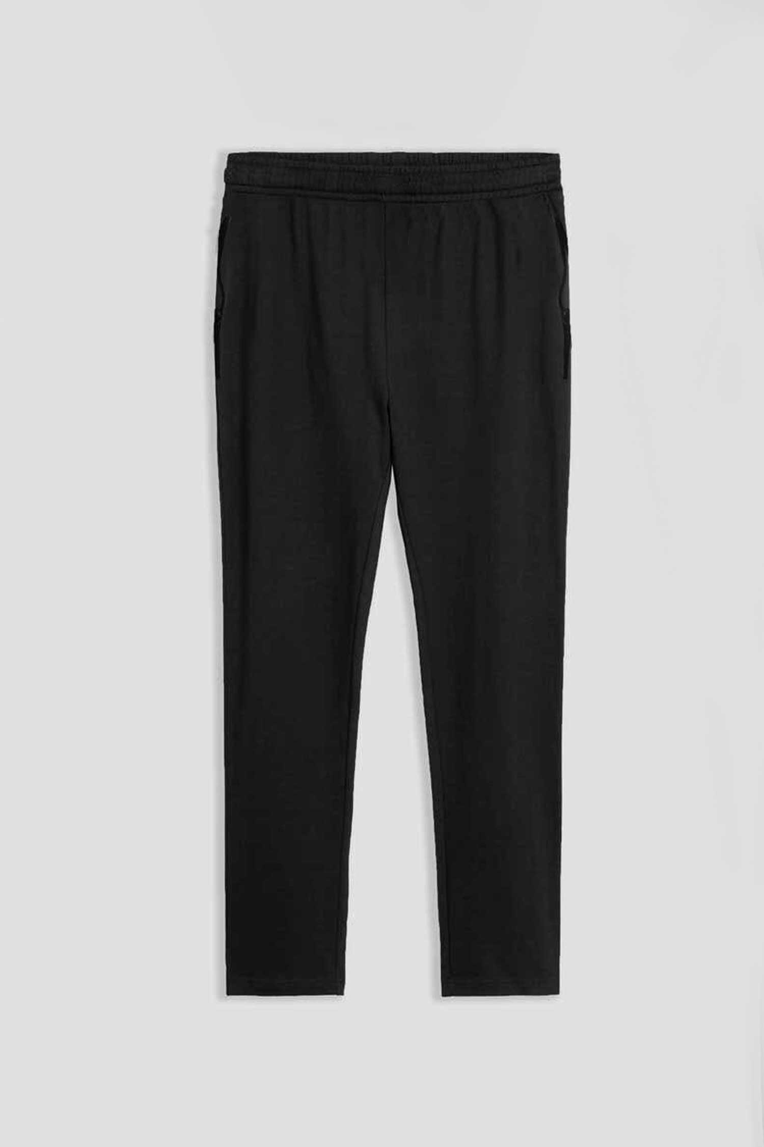 Men's Contrast Panel Striped Trousers