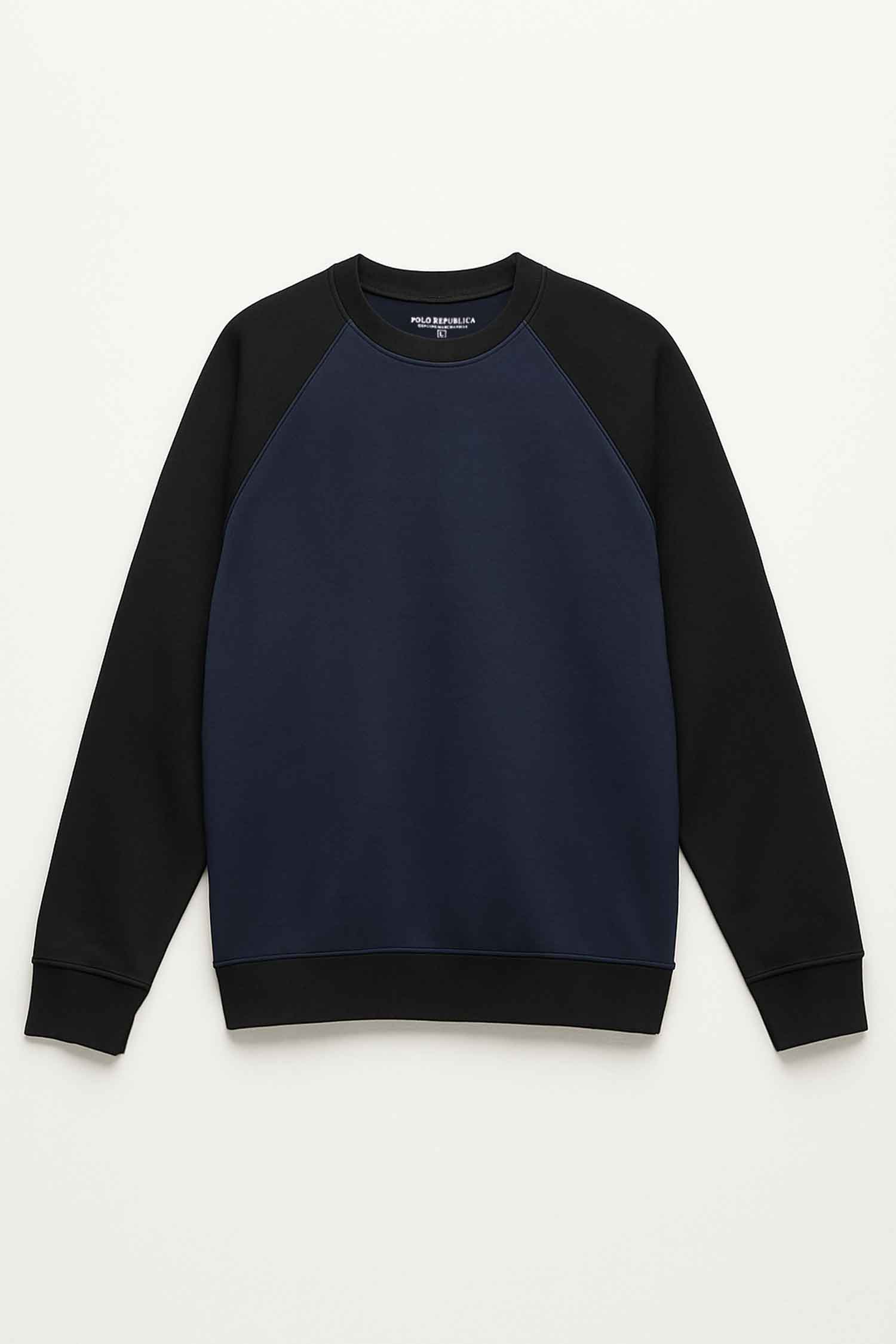 Polo Republica Men's Raglan Sleeve Fleece Minor Fault Sweat Shirt