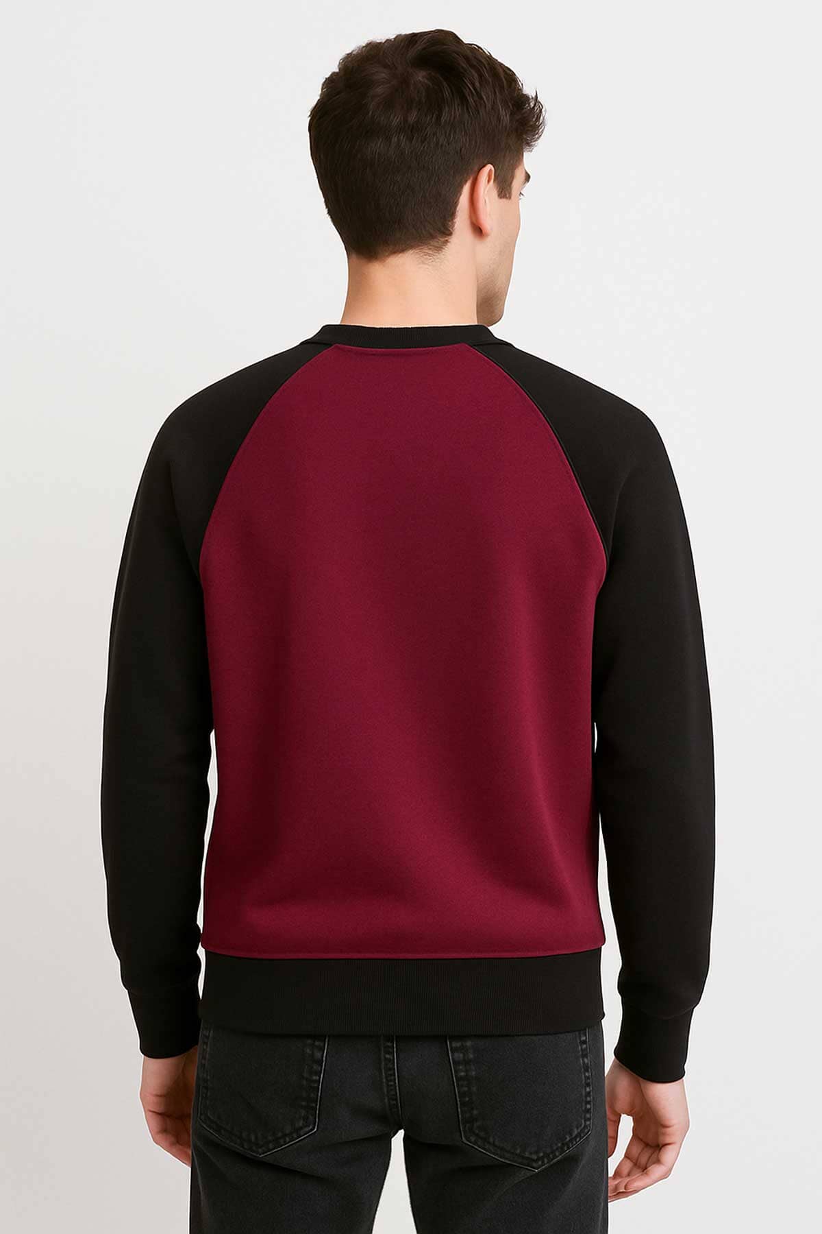 Polo Republica Men's Raglan Sleeve Fleece Minor Fault Sweat Shirt