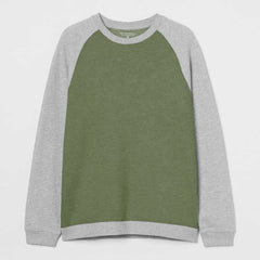 Polo Republica Men's Raglan Sleeve Fleece Minor Fault Sweat Shirt